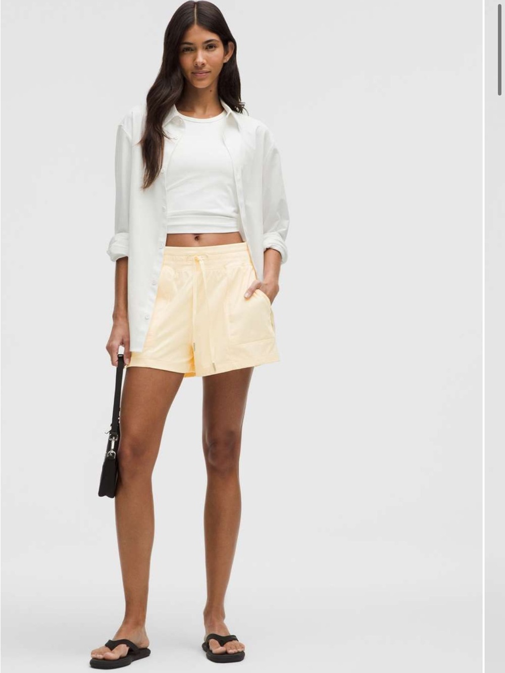 Lululemon dance studio shorts-butter cream